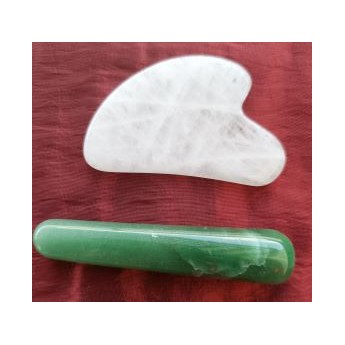 Bâton de Pierre et Gua sha