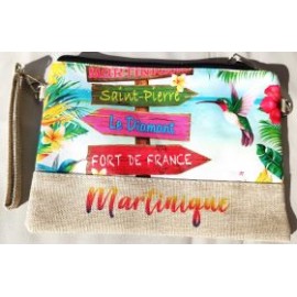 Pochette imprimée Martinique TOTEM