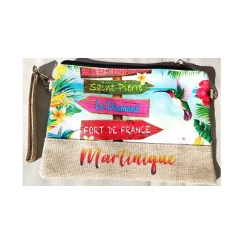 Pochette imprimée Martinique TOTEM