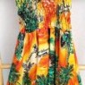 Robe tropicale orange