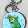  Porte clés carte Martinique