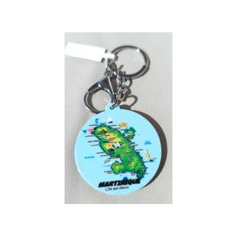  Porte clés carte Martinique